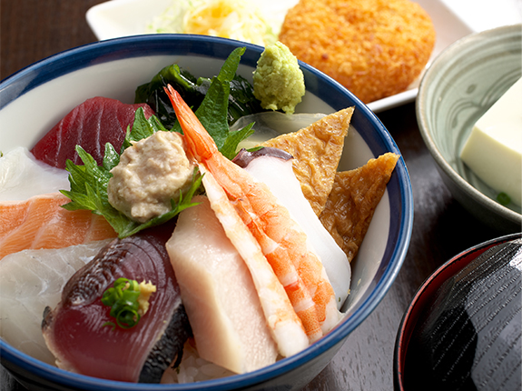 海鮮丼定食